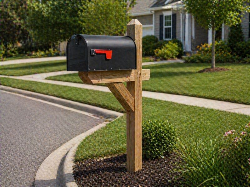 Brick Mailbox Painting Service